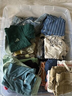 Carter's Kids Matching Sets in Green, Blue, Tan